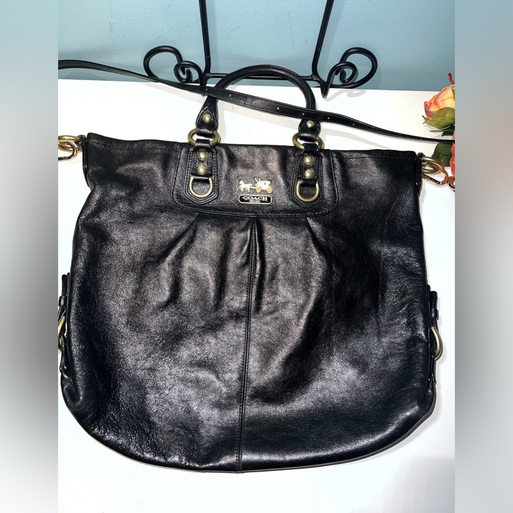 ‼️Coach E1069-12935 Madison Julianne Leather Shoulder Bag